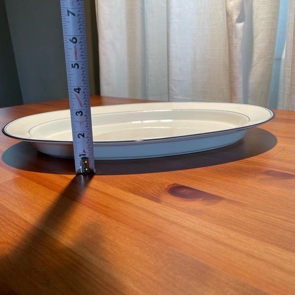 Dansk Concerto Portugal 16" Oval Platter Ceramic Blue White Servewear Traditiona - Picture 8 of 13